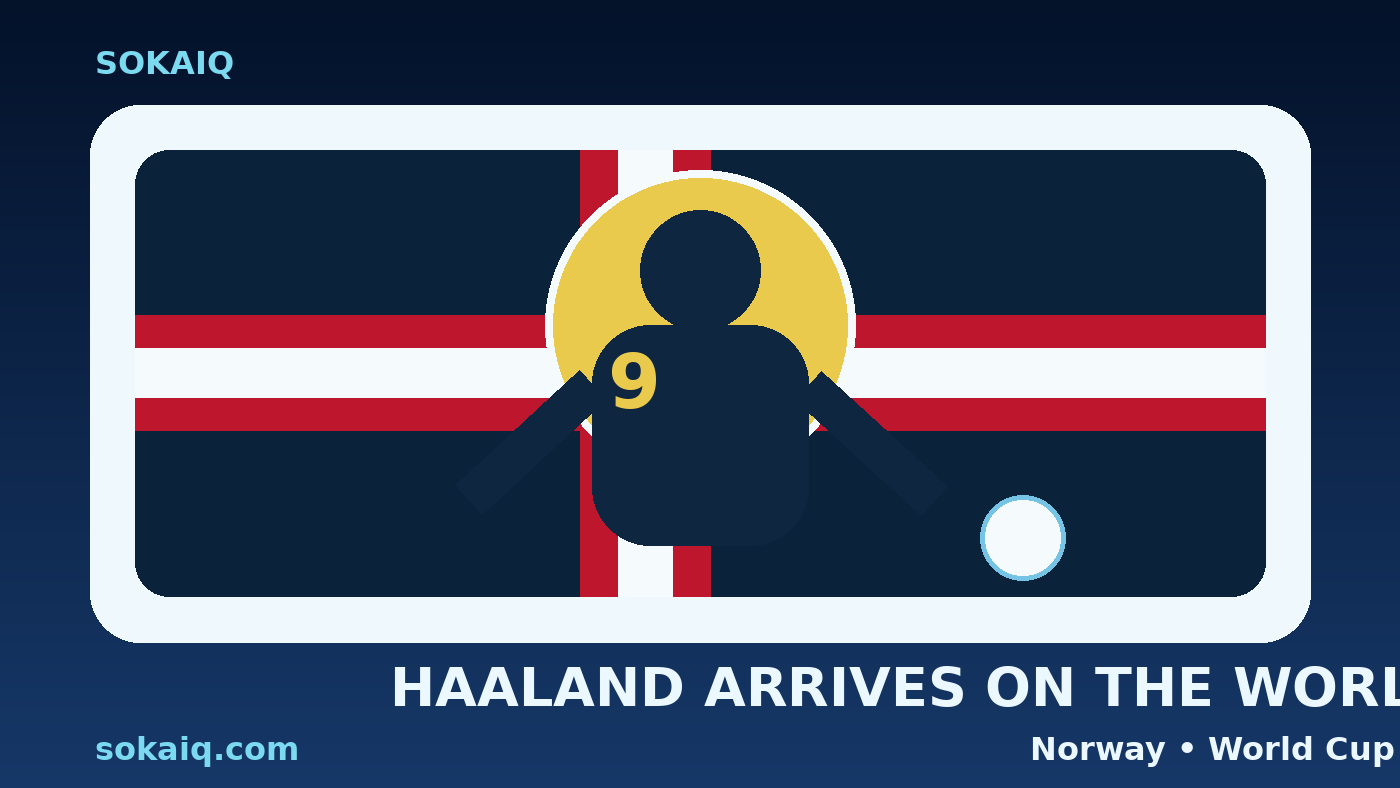 Haaland lance enfin son histoire mondiale avec la Norvège