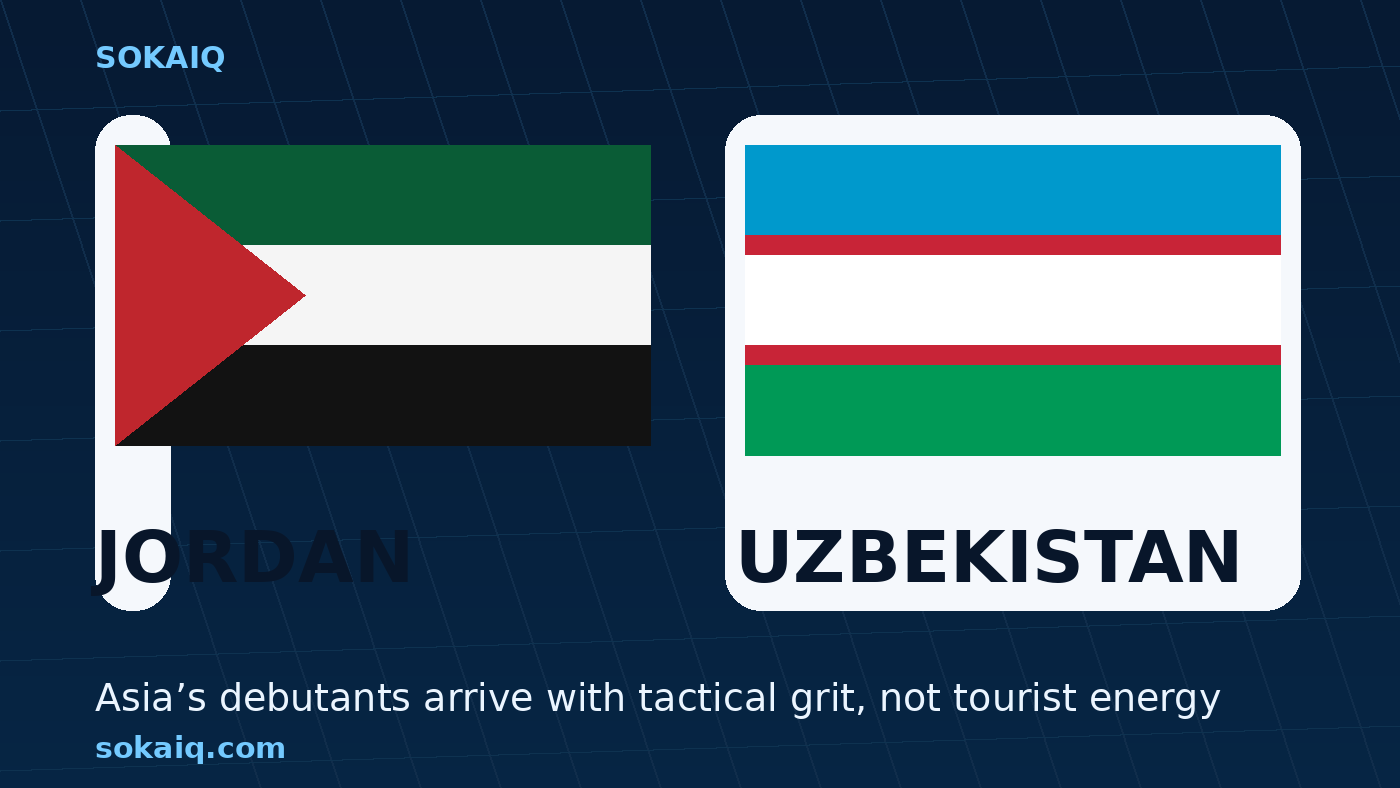 Jordanie et Ouzbékistan : les débutants qui veulent peser