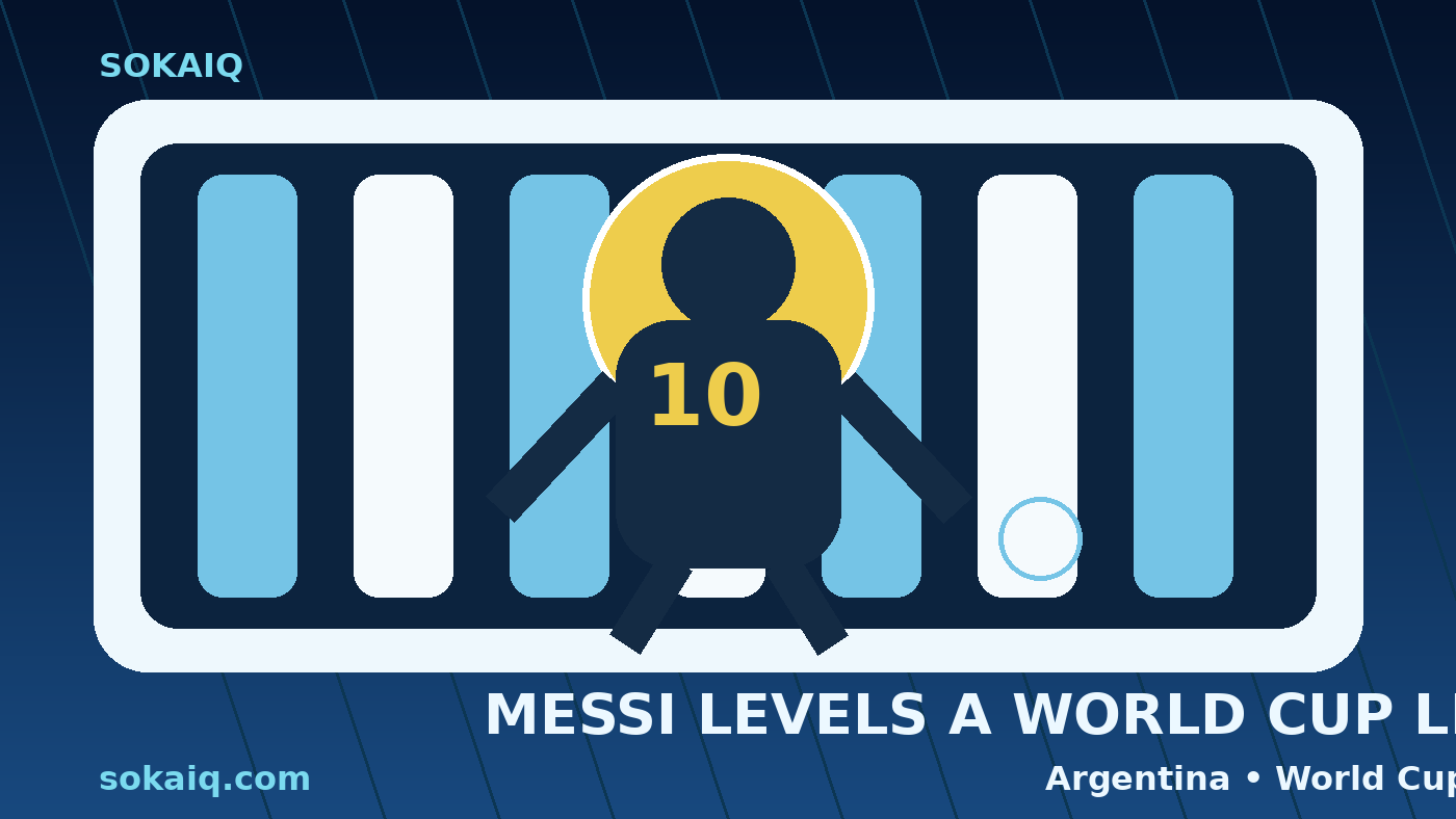 Messi joins Klose: Argentina still have a history-maker in motion