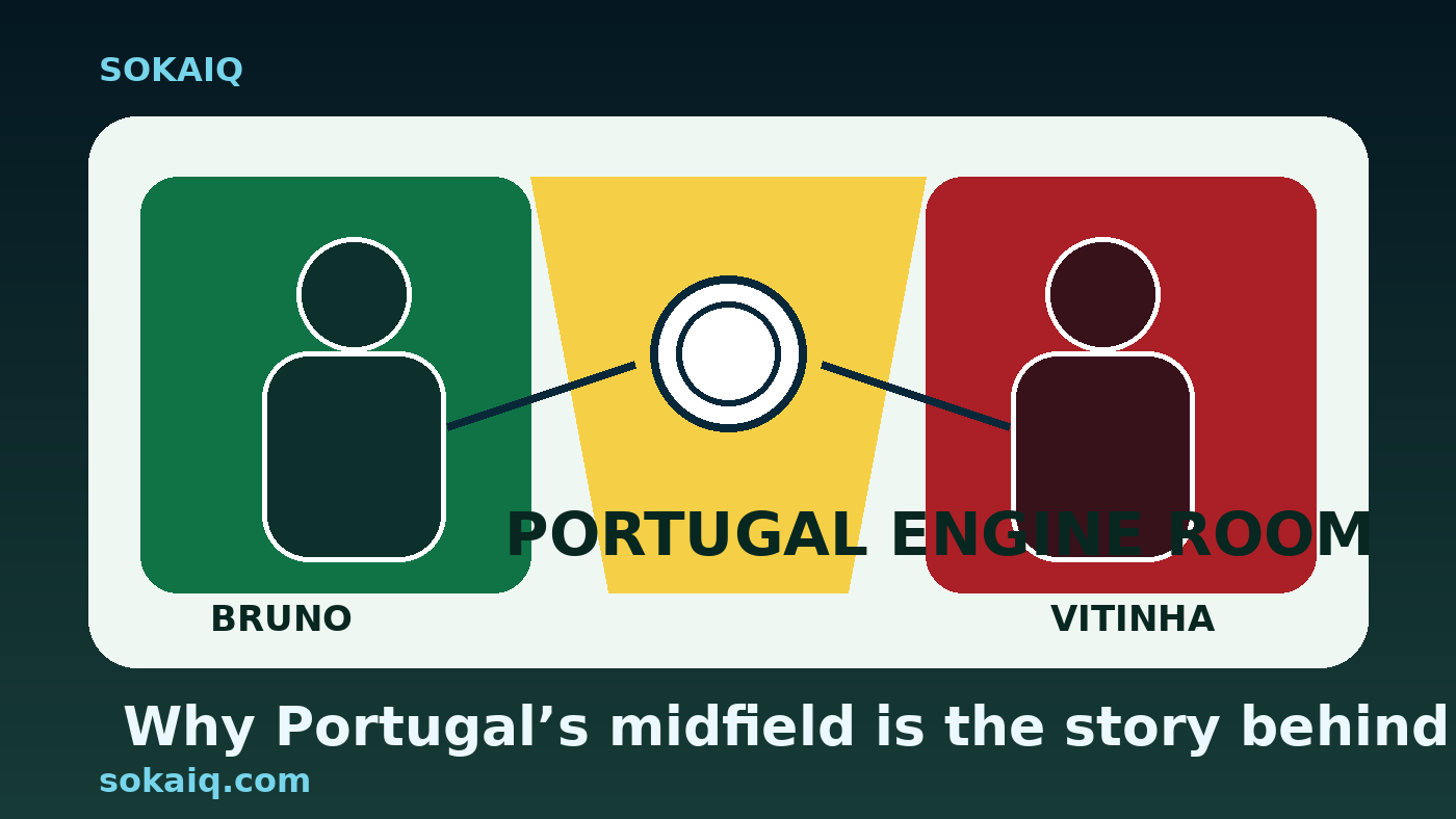 Portugal: Bruno Fernandes et Vitinha, le moteur caché du rêve mondial